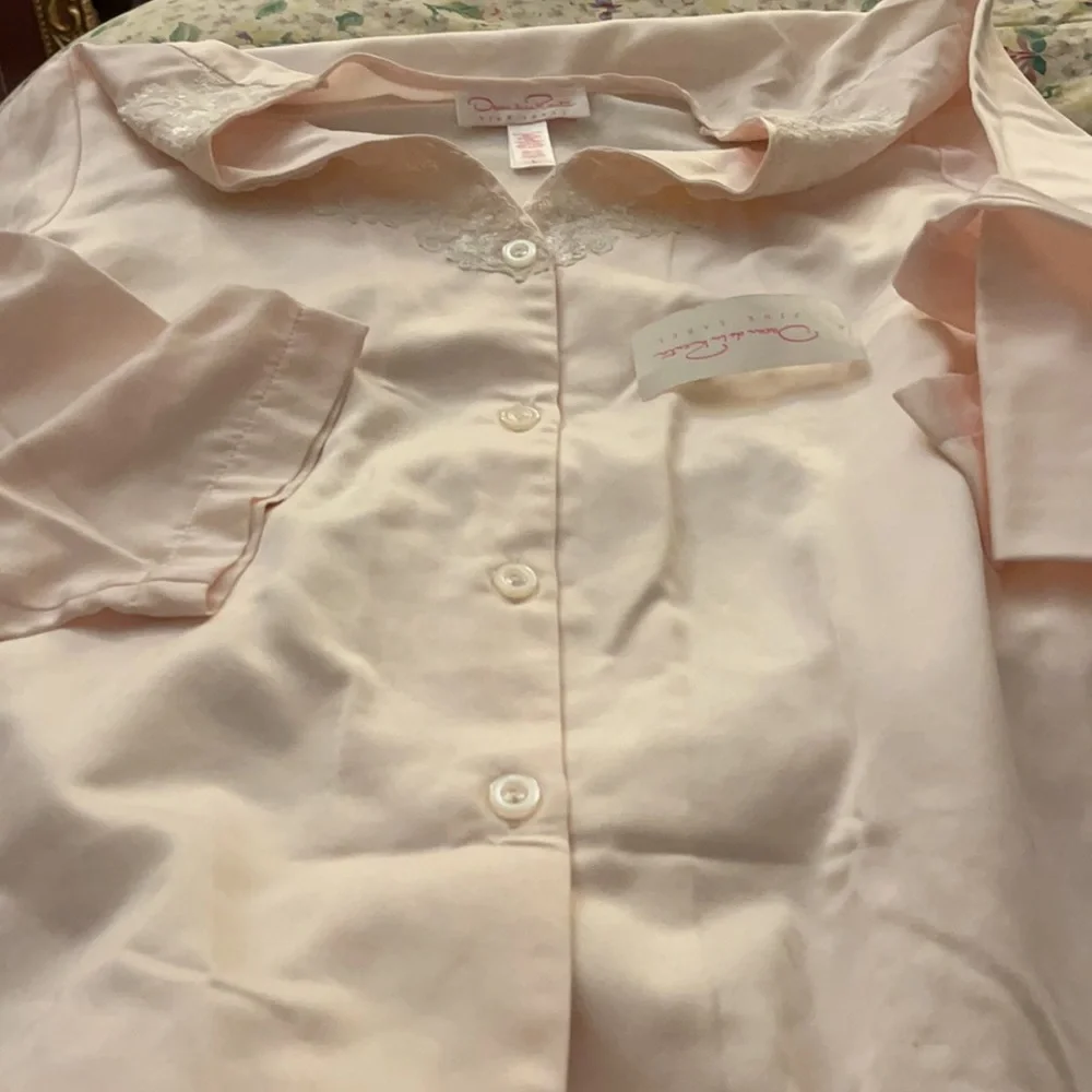 NWT Vintage Oscar de la Renta pajama top - Picture 7 of 10
